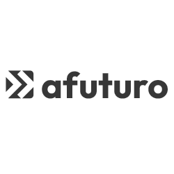 logo en blanco y negro de afuturo
