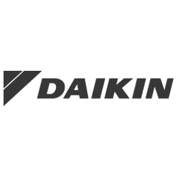 logo en blanco y negro de daikin