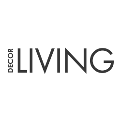 logo en blanco y negro de decor living