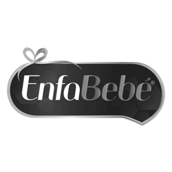 logo en blanco y negro de enfabebé