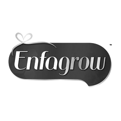 logo en blanco y negro de enfagrow