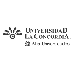 logo en blanco y negro de la concordia