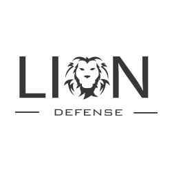 logo en blanco y negro de lion