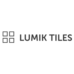 logo en blanco y negro de lumiktiles