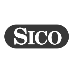 logo en blanco y negro de sico